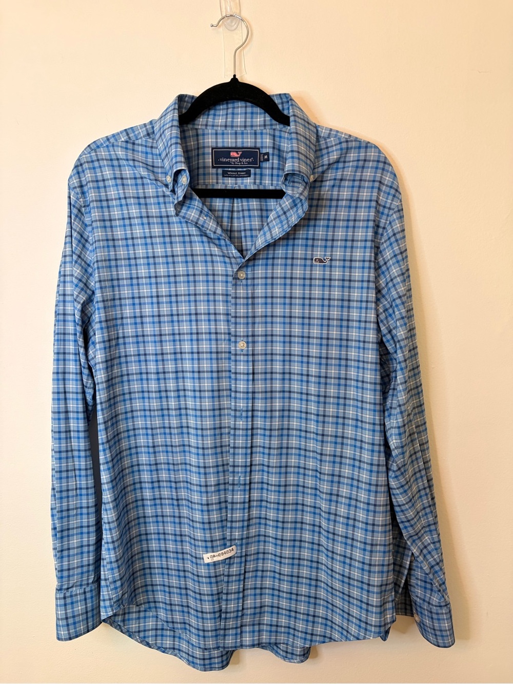Vineyard Vines Light Blue Plaid Button-Down Shirt